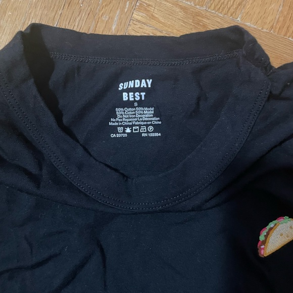 sunday best: black taco shirt - Picture 2 of 3